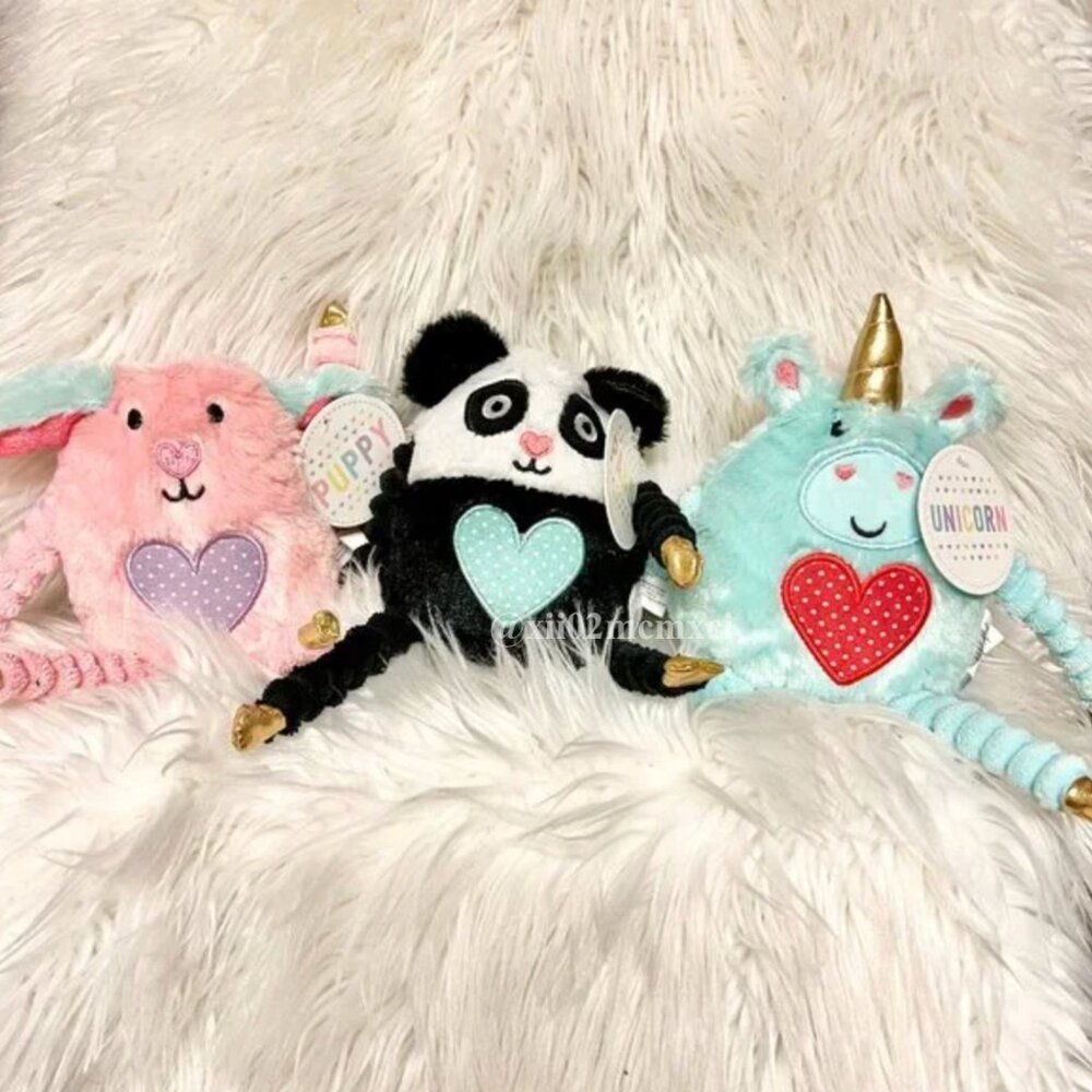 TARGET BULLSEYE PLAYGROUND VALENTINE'S DAY PLUSH (3CT)